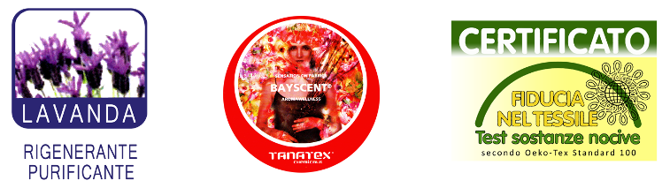 Le certificazioni della fodera Bayscent Lavanda